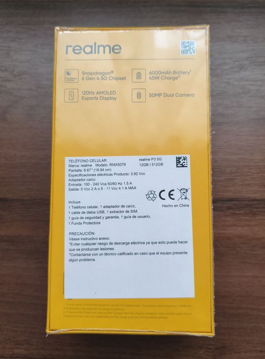 Realme P3  12/512Gb Grey (Snap6Gen4, 50Мп,6000мАг,IP69K, NFC)