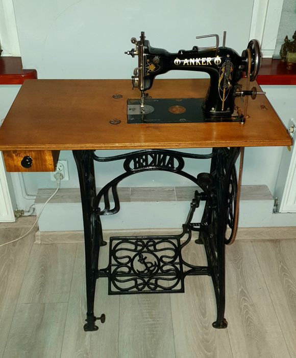 Sliczna,  zabytkowa maszyna do szycia ANKER  , CUDO , RZADKOSC  !