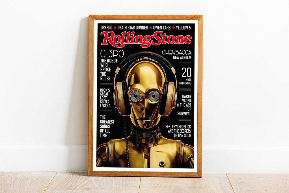 Star Wars C3PO Plakat A3
