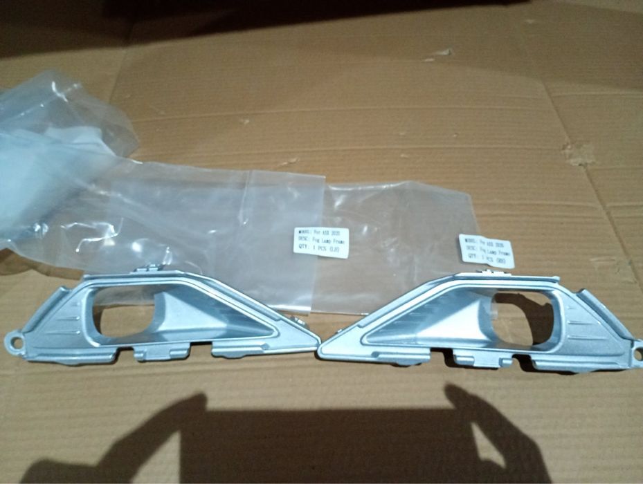 Хром накладка бампера OUTLANDER 2021 2022 2023 птф