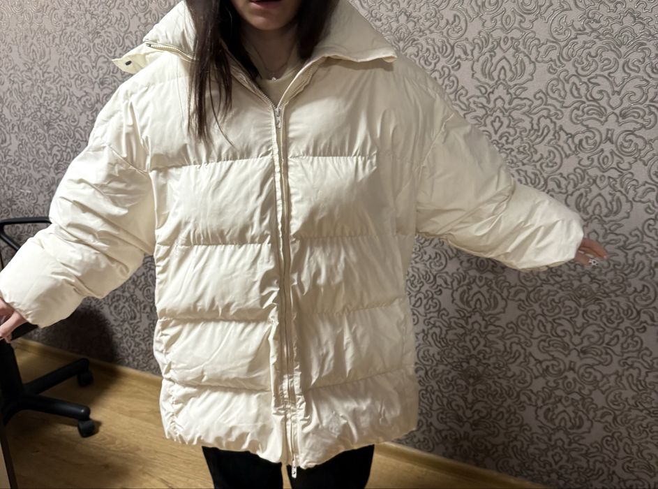 Куртка жіноча, Estro ER00116216 — молочна, зимова