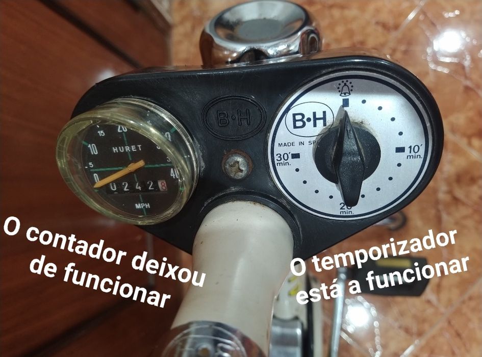 Bicicleta estática Altis BH anos 80 com 17,5kg casa quarto apartamento