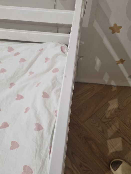 Łóżko dziecięce z barierką + szuflady | dostawa | materac 160×80