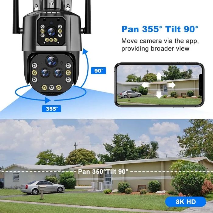 Камера відеонагляду IP ×20zoom 16mp PTZ вулична: 2 899 грн. - Інша ТВ ...
