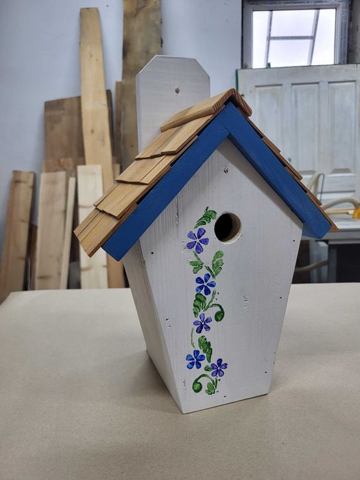 budka lęgowa typ skandynawski ozdobna budka lęgowa dla ptaków