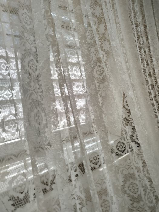 Firanka retro długa