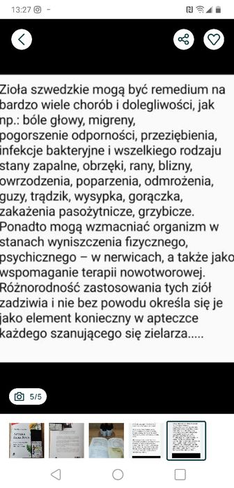 Zioła szwedzkie 600 ml.