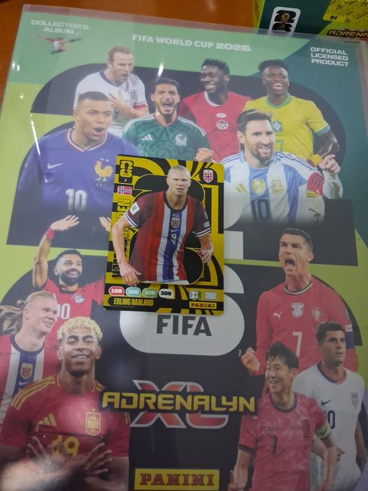 Carta Hallanda Golden Baller Mundial Adrenalyn 2026