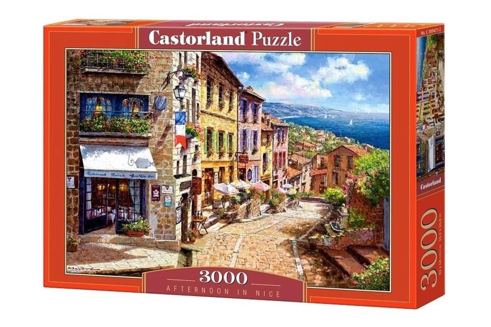Puzzle 3000 Afternoon in Nice CASTOR pudełko,387x270 mm