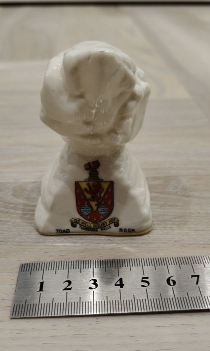 WW1. Rzadka zabytkowa figurka Toad Rock