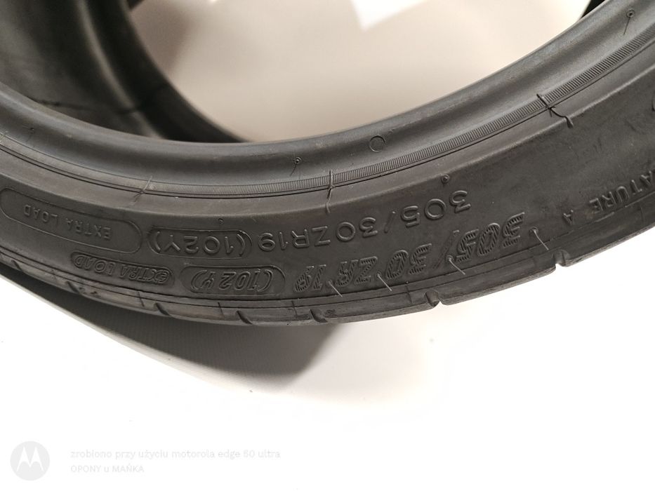 Opony 305/30/19 Michelin Pilot Super Sport 305/30R19 Lato 7.25mm