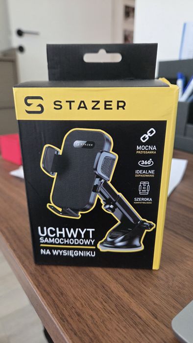 Uchwyt samochodowy na telefon rączka stazer