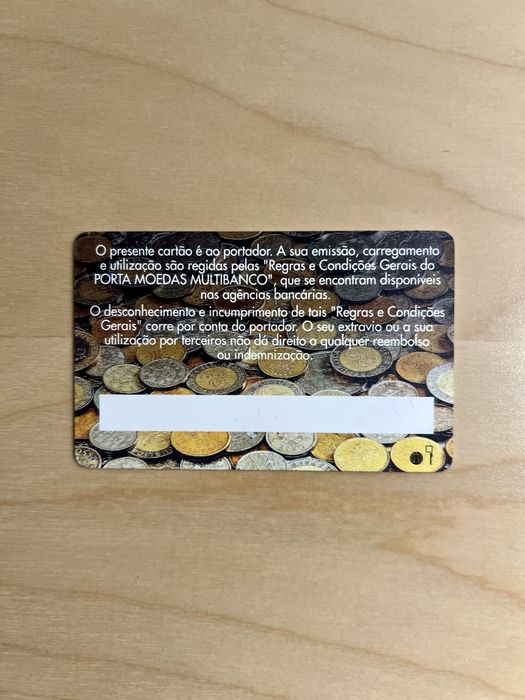 Porta moedas Multibanco