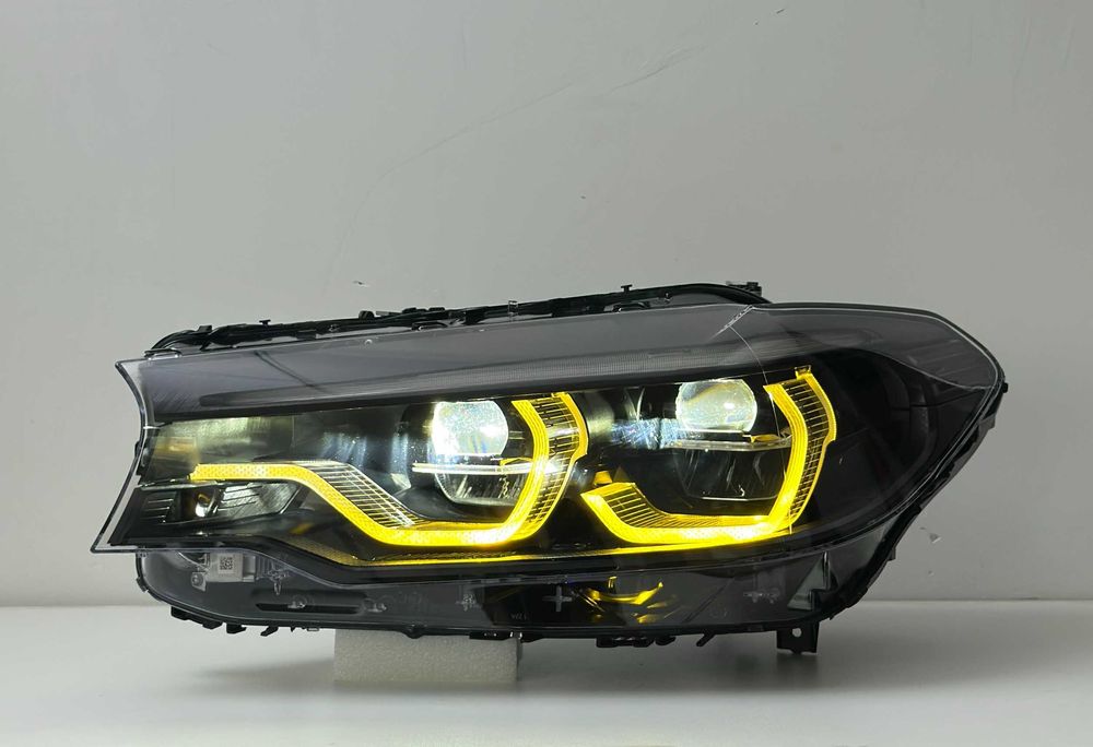 Фари BMW G30 G31 G38 стиль Shadow Line на штатний ксенон Г30 Г31 Г38