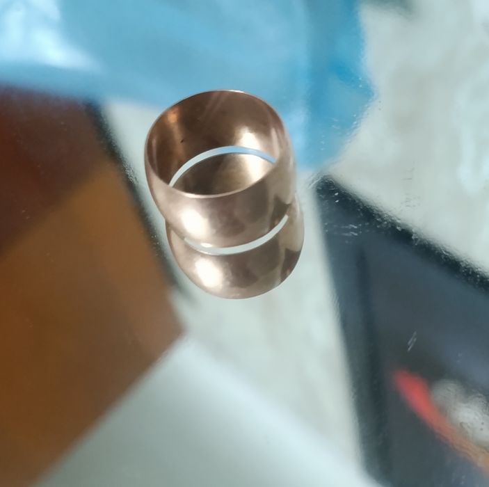 Кольцо обручальное,проба 583.Цыганское золото