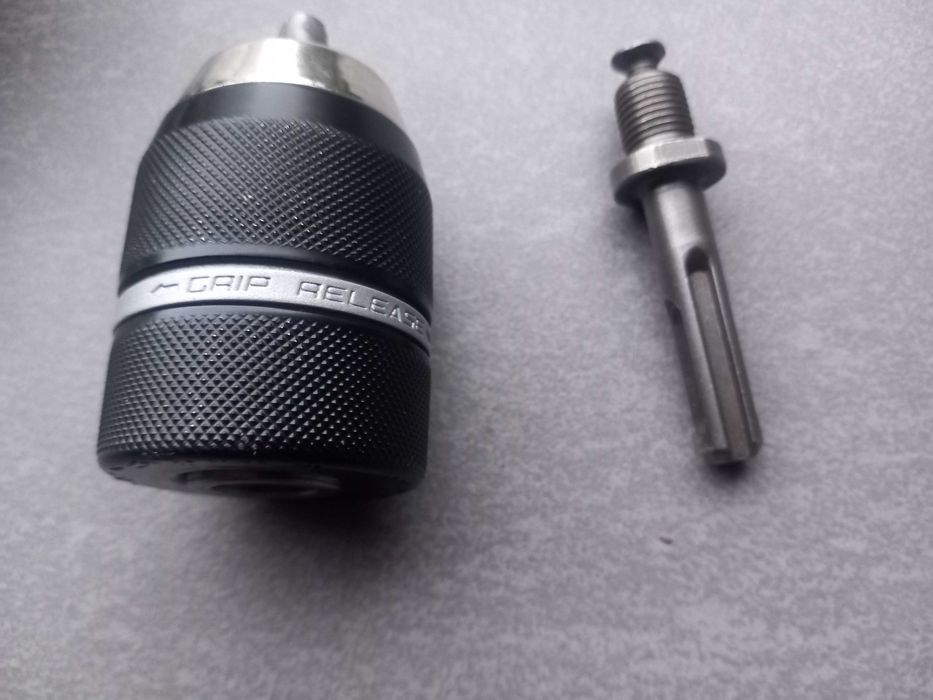 Uchwyt wiertarski 13 mm z adapterem sds plus Erbauer nowy !!