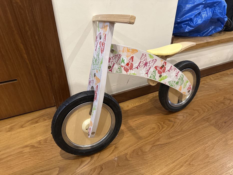 Bicicleta de Equilíbrio Infantil em Madeira