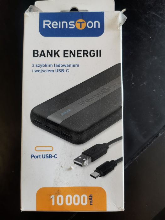 Nowy power bank 10000mAh USB c
