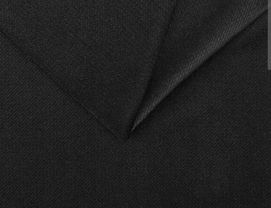 Materiał welwet strukturalny czarny