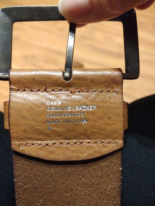 Pasek skórzany rozm. S