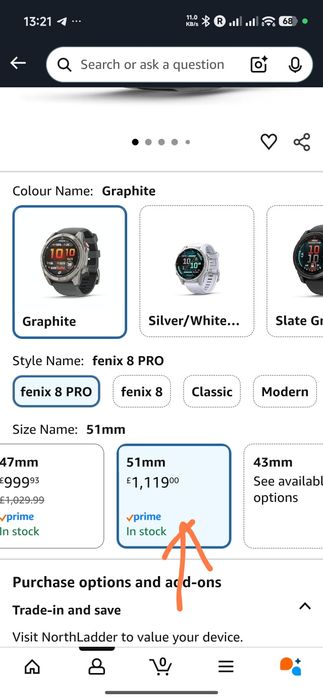 Garmin fenix 8 pro 51 mm Amoled