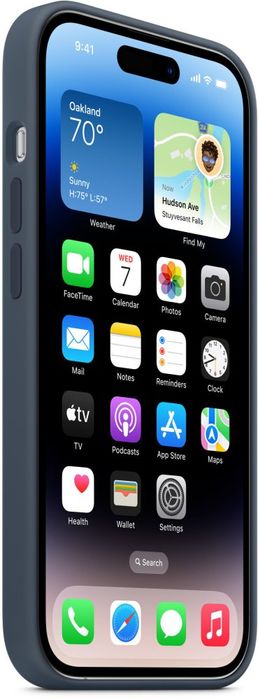 outlet plecki apple do apple iphone 14 pro magsafe niebieski ananasy