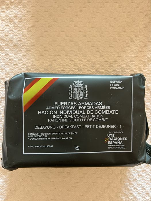 Rações de combate espanholas MRE