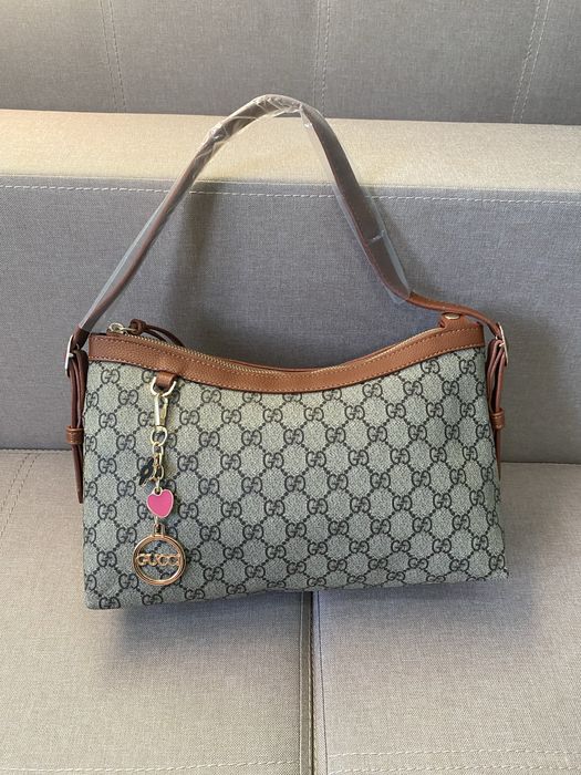 Сумка gucci emblem текстильна