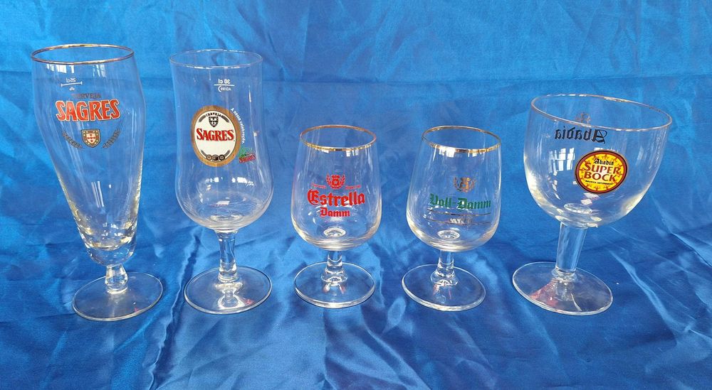 Canecas de Cerveja, Tulipas e Copos Imperial / Fino