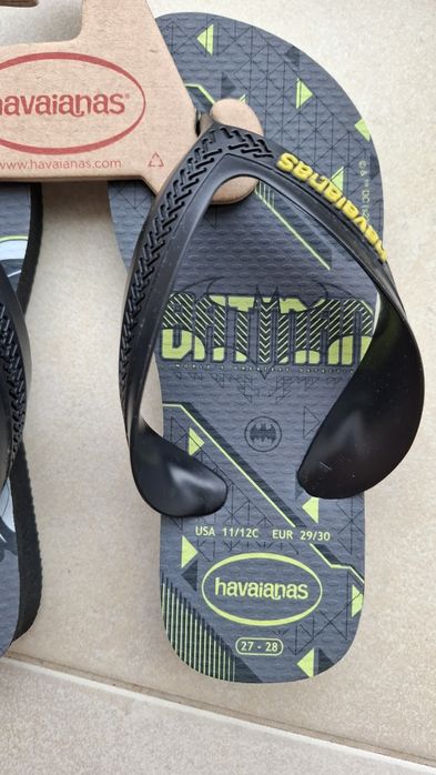 Havaianas Batman 27/28 criança novas