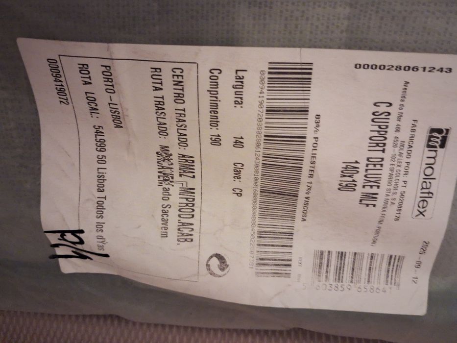 Colchão Molaflex 140X190