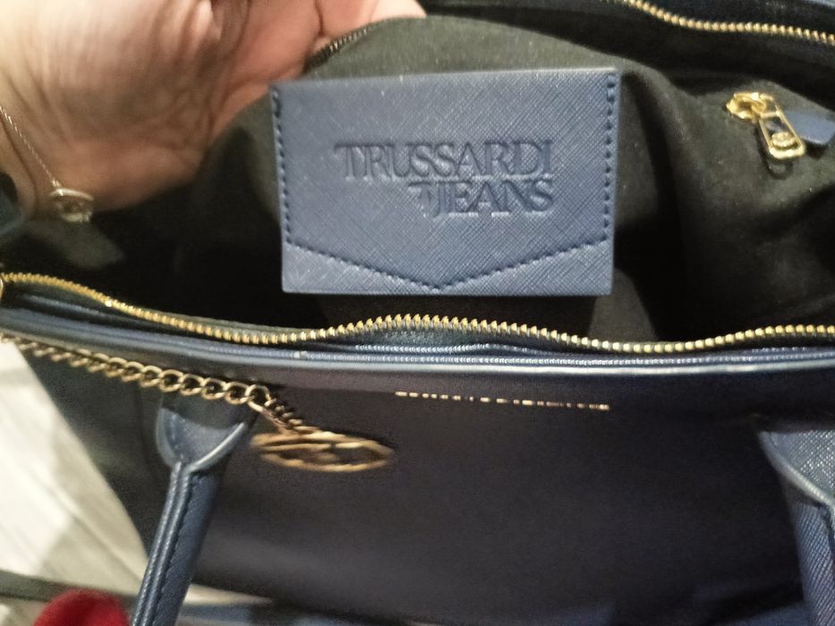 Torebka granatowa Trussardi Jeans