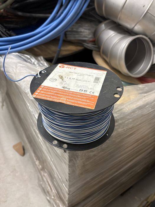 Fio eletrico multifilar 0,75mm2 variado