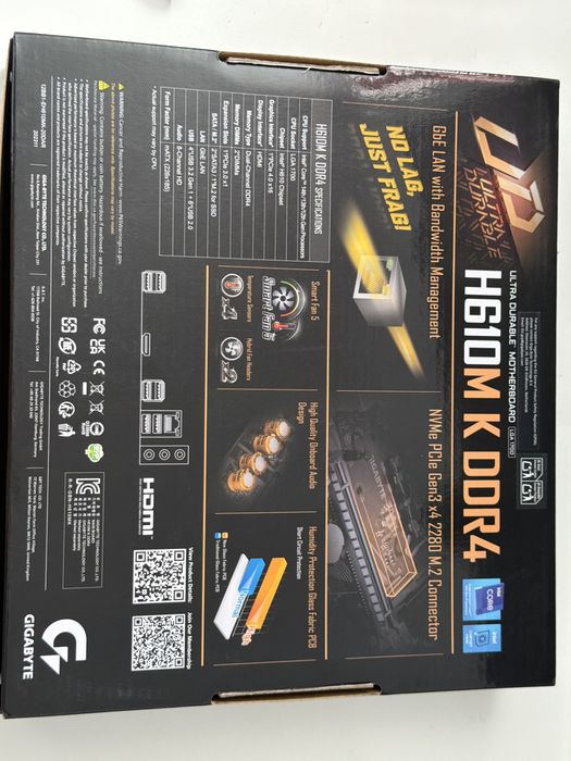 Motherboard  Gigabyte H610M K DDR4