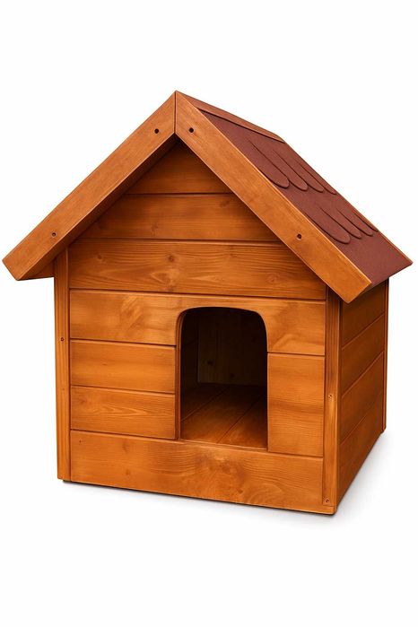 Drewniana buda dla psa
