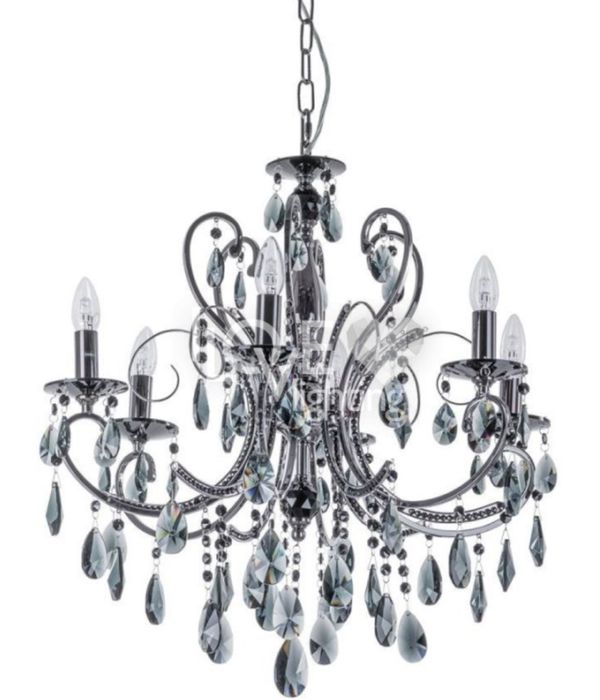 Lampa wisząca Barocco Black MD72709-6B Italux