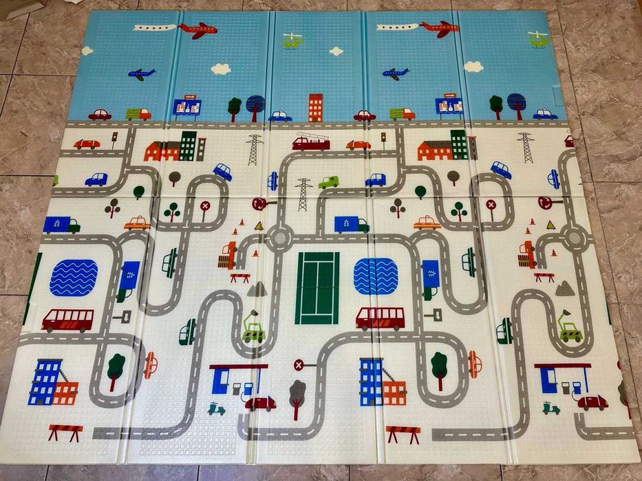 Детский  термоковрик дитячий килимок  для ігр та повзання