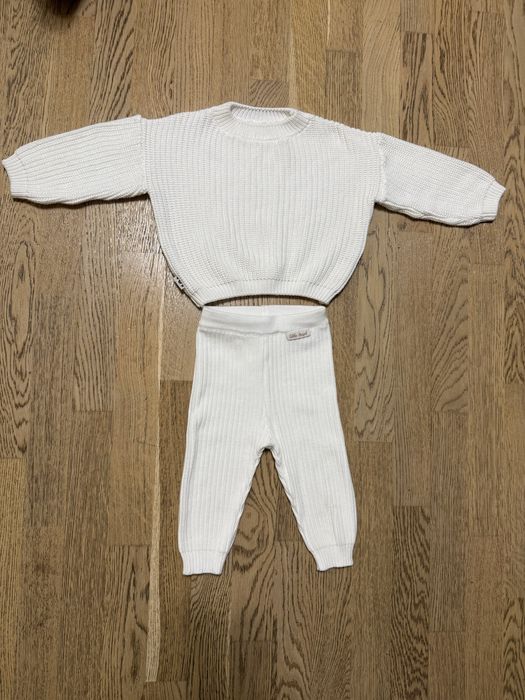 Little angel 92 розмір Дитячий костюм білий вʼязаний на фотосесію
