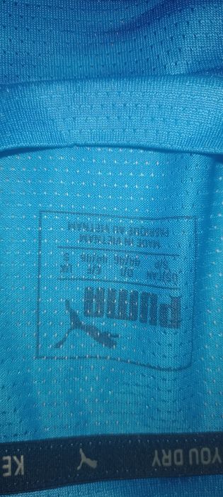 Спортивная футболка Puma dryCELL оригинал | Синяя футболка Пума для бега, зала, р. S