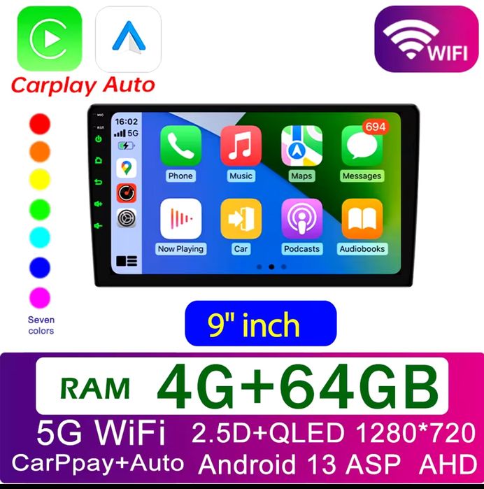 АКЦІЯ до Різдва! Android магнітола 9" 10" IPS