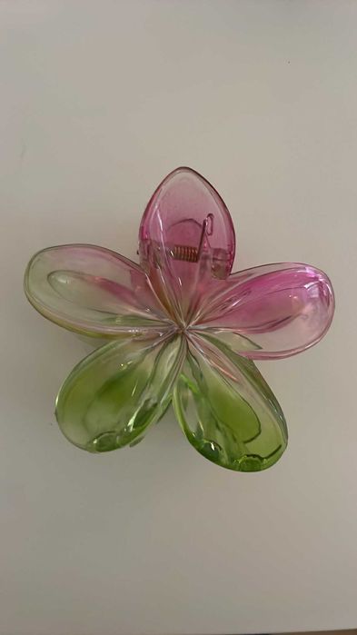 Duża spinka do włosów klamra kwiat XL 8cm 04026(5)