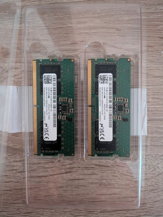 Memória RAM 16GB (2x8GB) SODIMM DDRR5