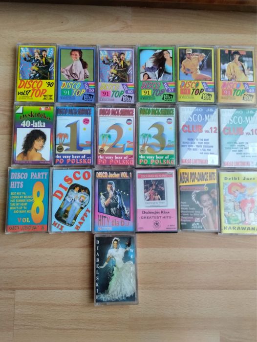 Kaseta scorpions metalica saxon disco polo roxette