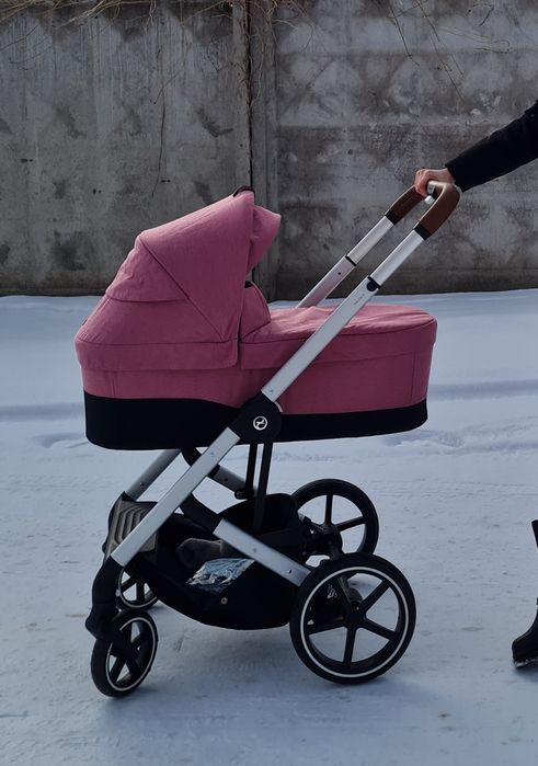 Коляска Cybex Balios S Lux SLV 2 в 1 Magnolia Pink