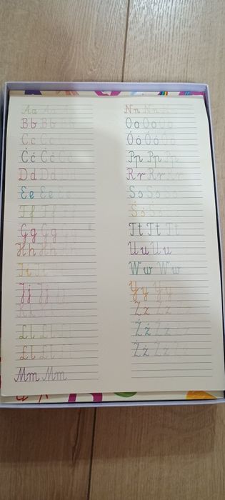 Abecadło, gra pamięciowa.