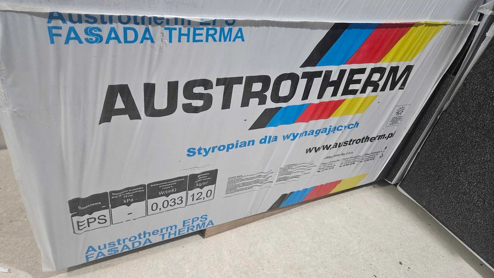 styropian grafitowy elewacyjny AUSTROTHERM EPS 0,33 różne wysokości