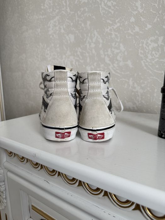 vans sk8 hi flame pattern