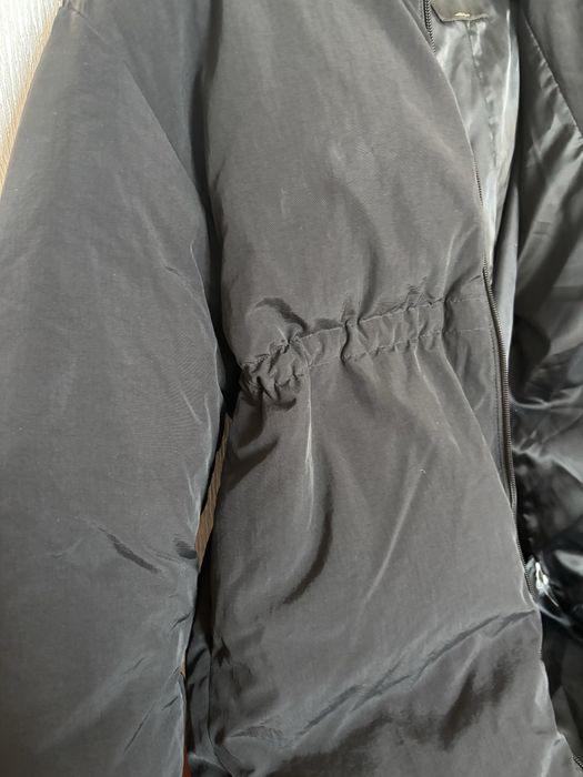 Пуховик чорний Massimo Dutti