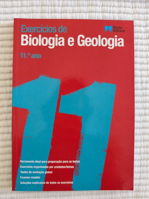 Selling "Biology and Geology Exercises Grade 11", Porto Editora, in pristine condition