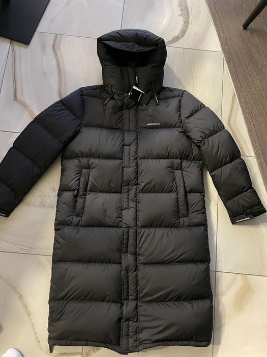 Пуховік Armani чорний повномірний М